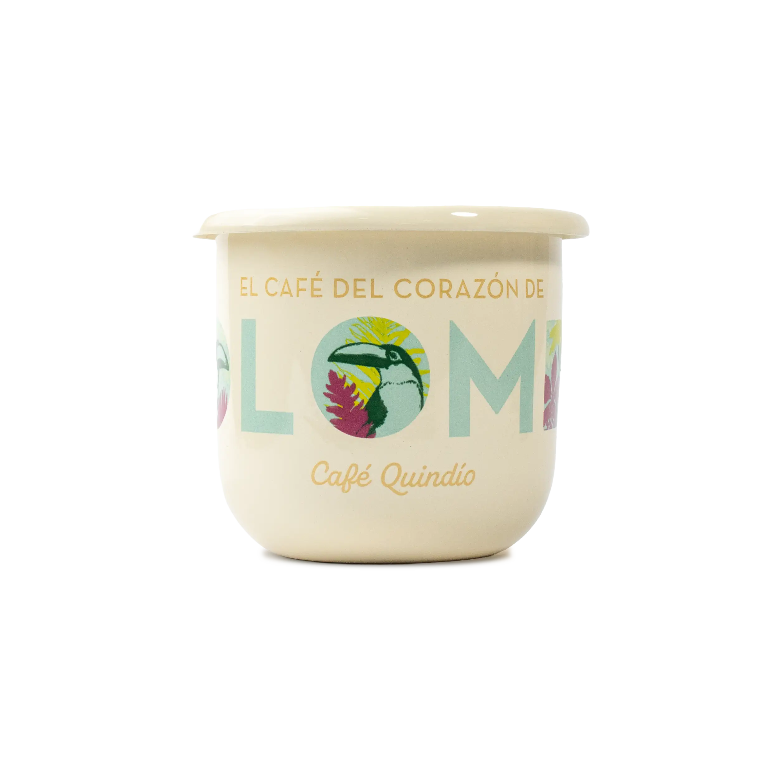 Mug de peltre Origen Colombia