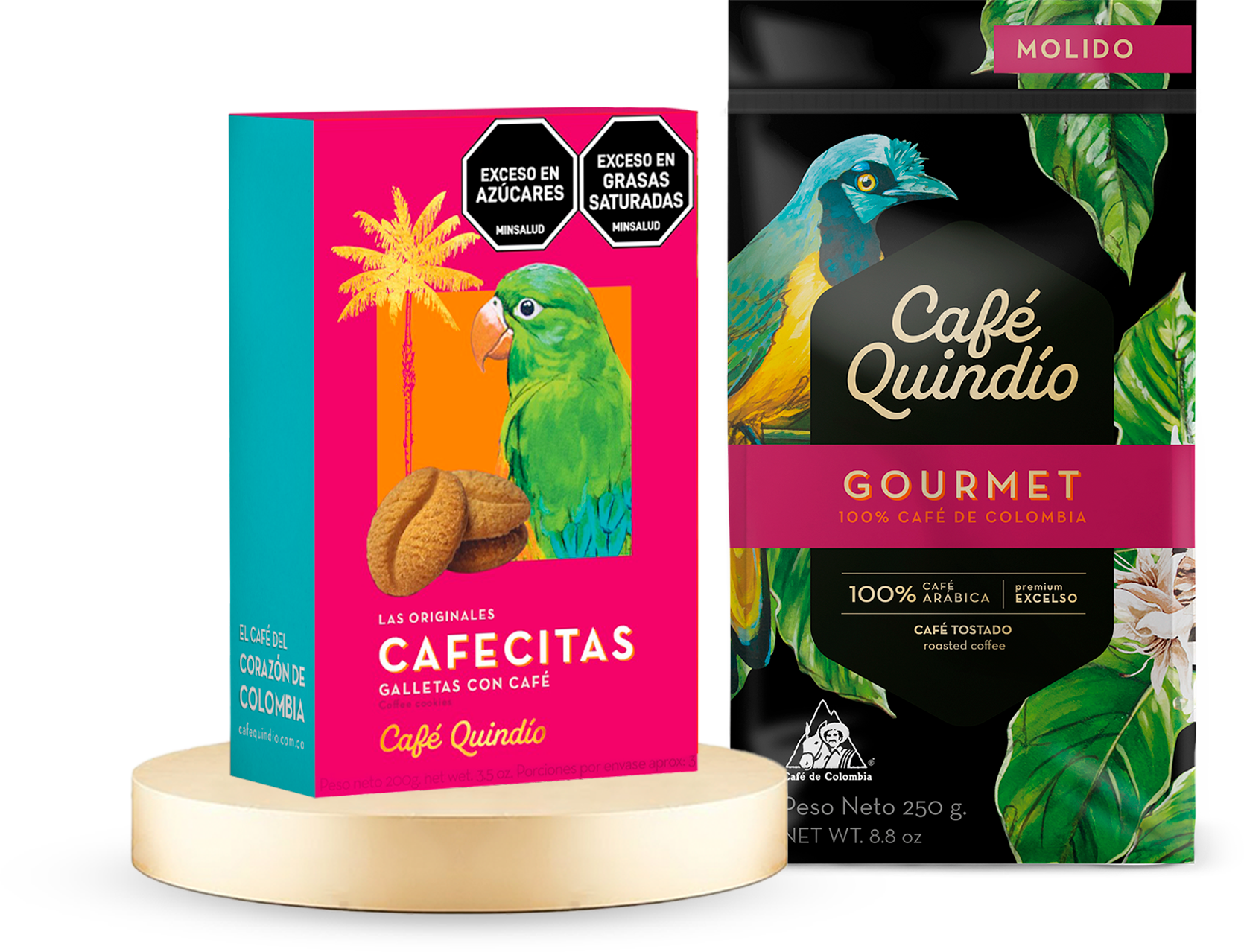 Café Gourmet 250g + Cafecitas 200g