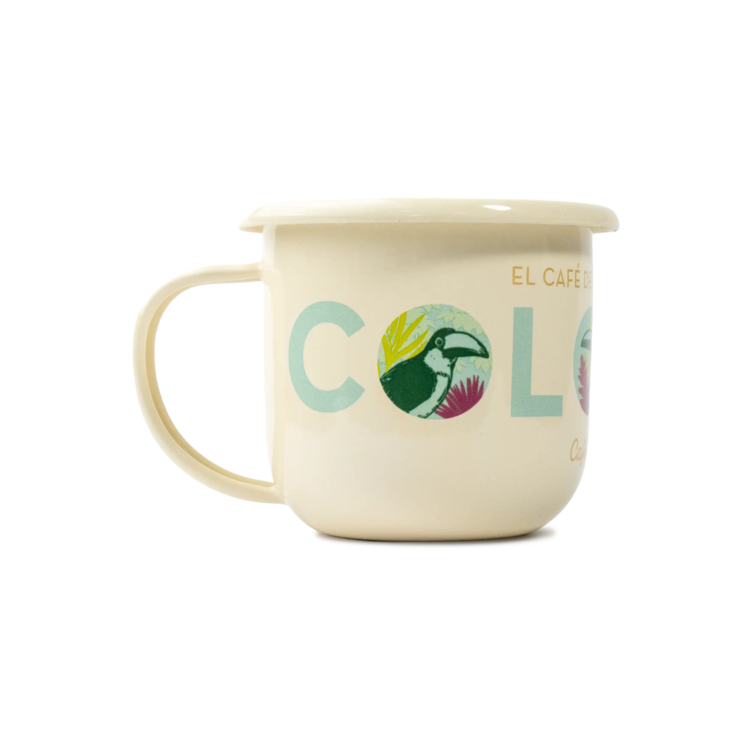 Mug de peltre Origen Colombia