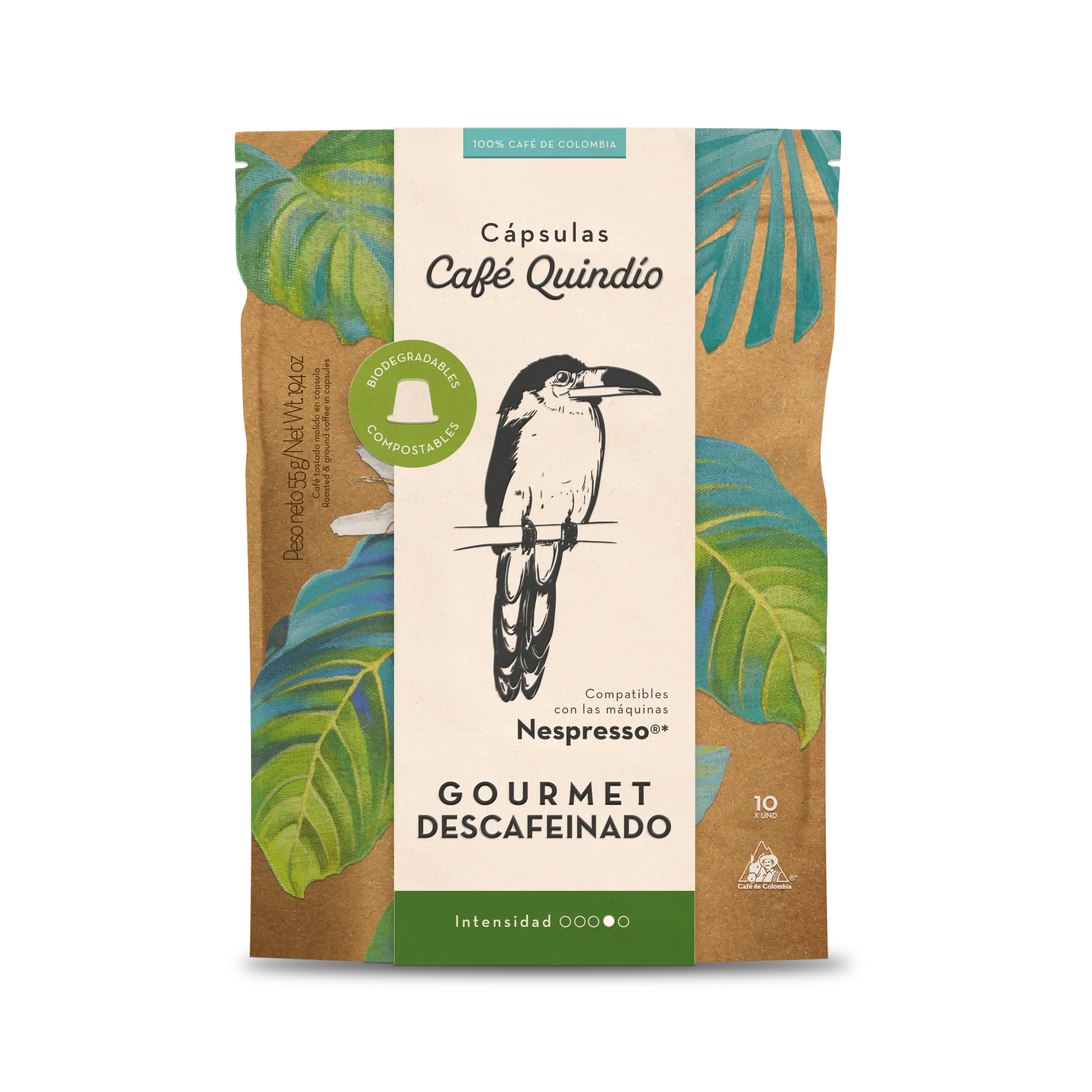 Cápsulas de Café Descafeinado