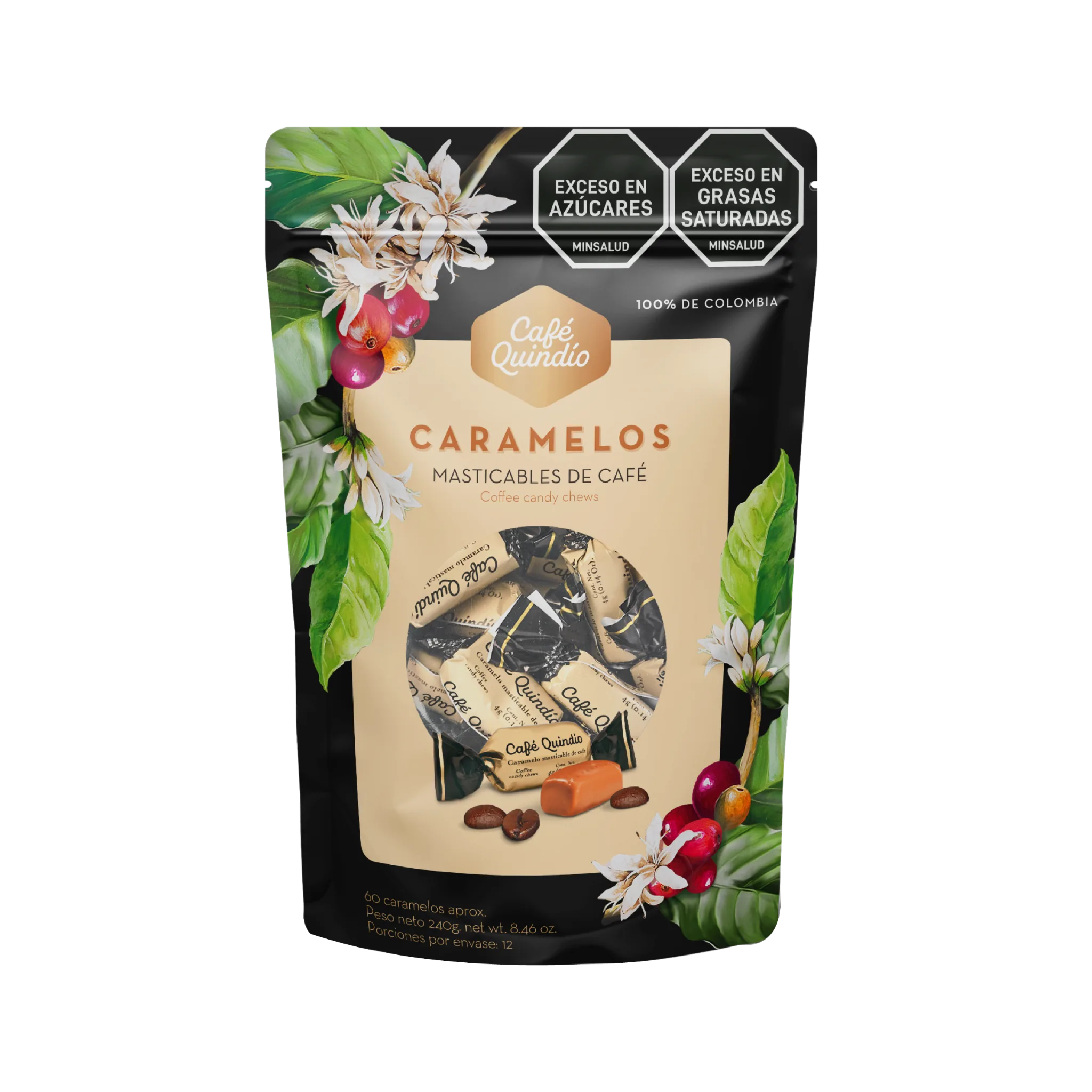 Caramelos Masticables de Café