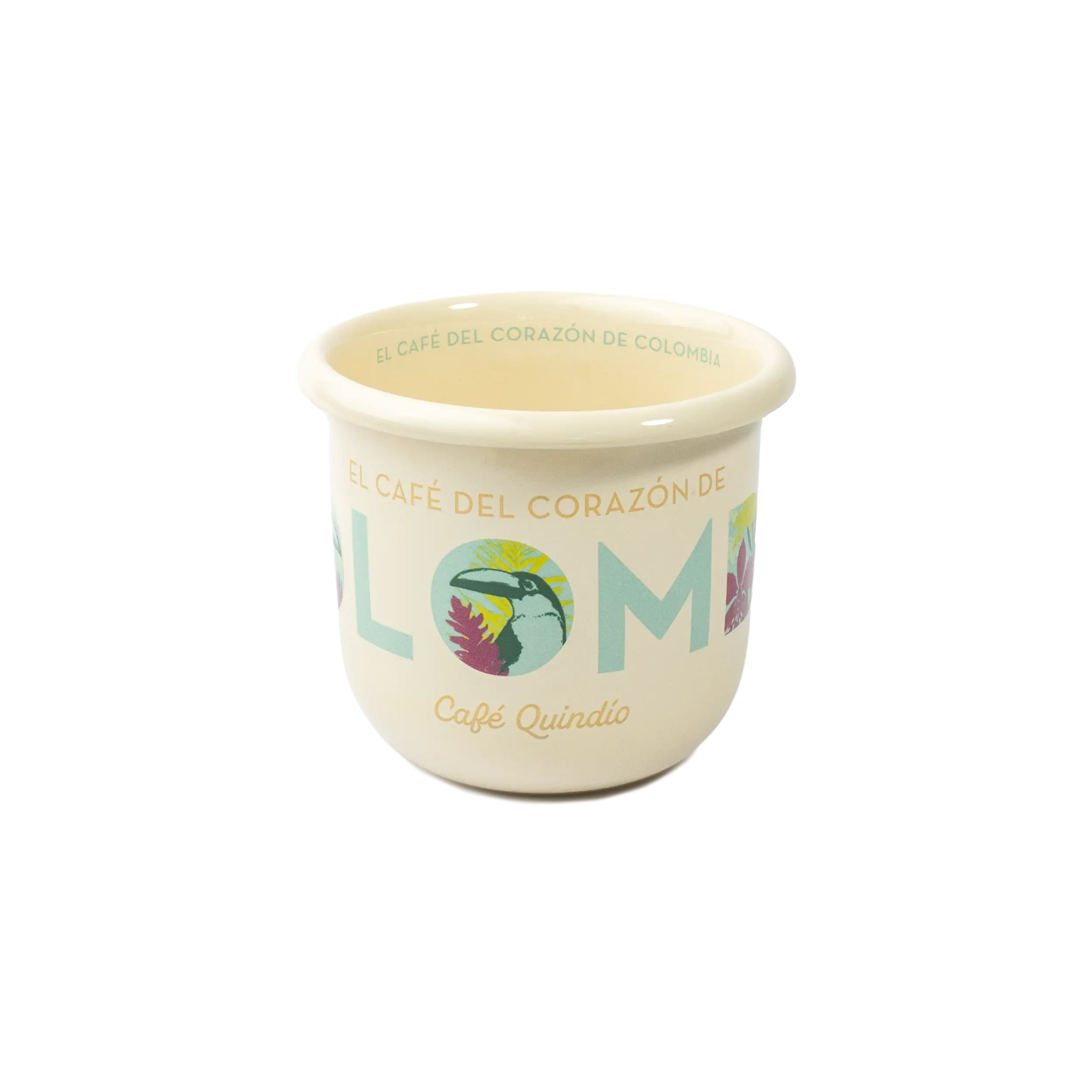 Mug de peltre Origen Colombia