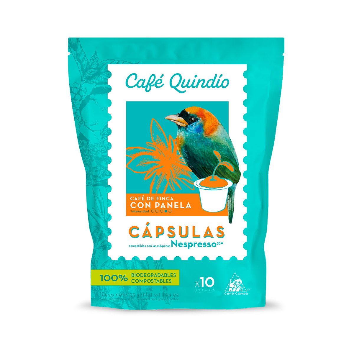 Cápsulas de Café de Finca con Panela