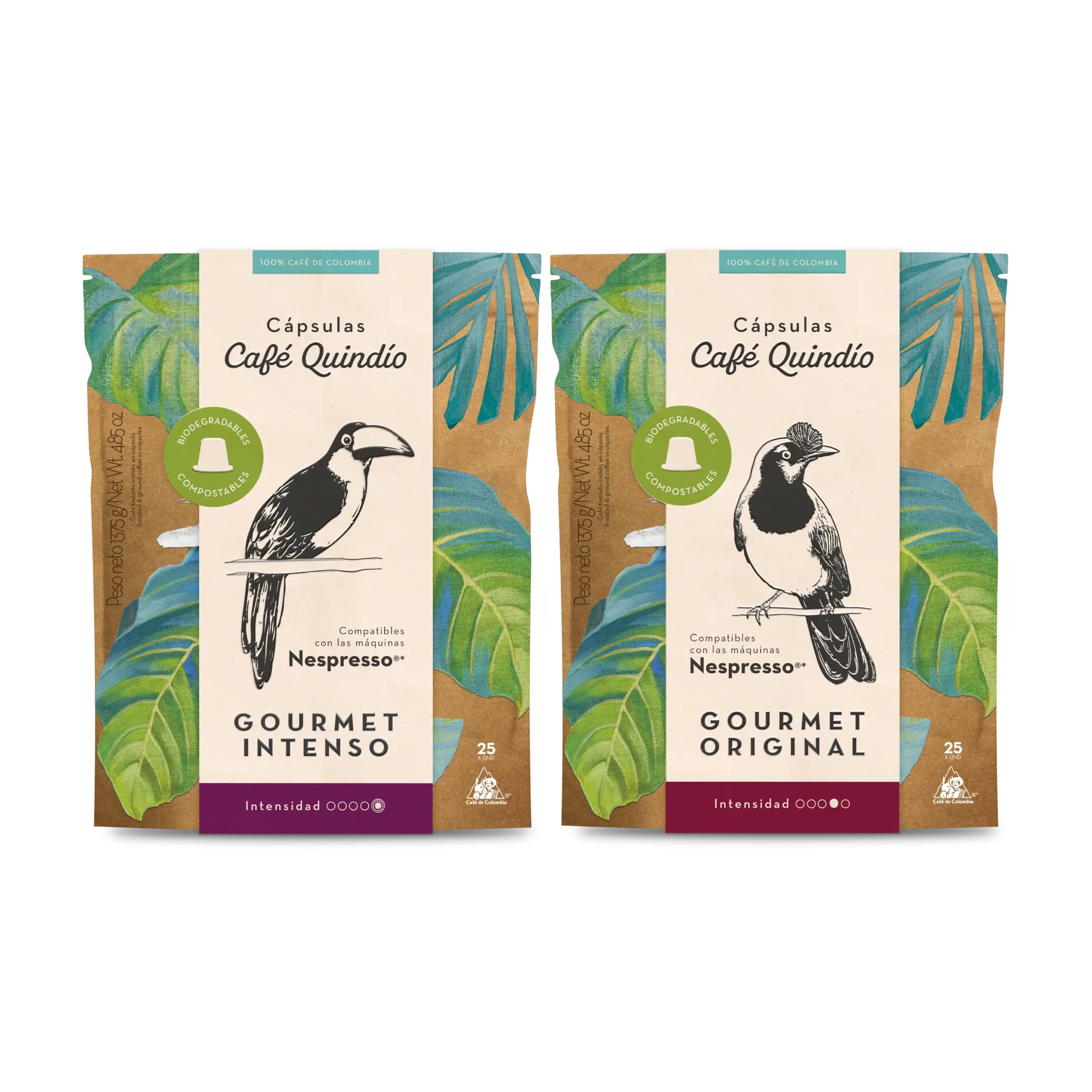 Cápsulas Gourmet + Cápsulas Gourmet Intenso