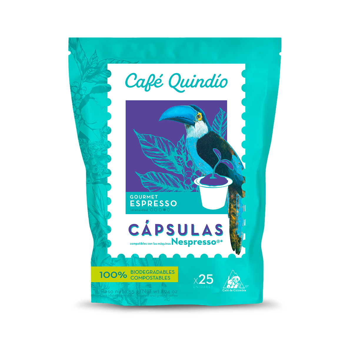 Cápsulas de Café Gourmet Espresso