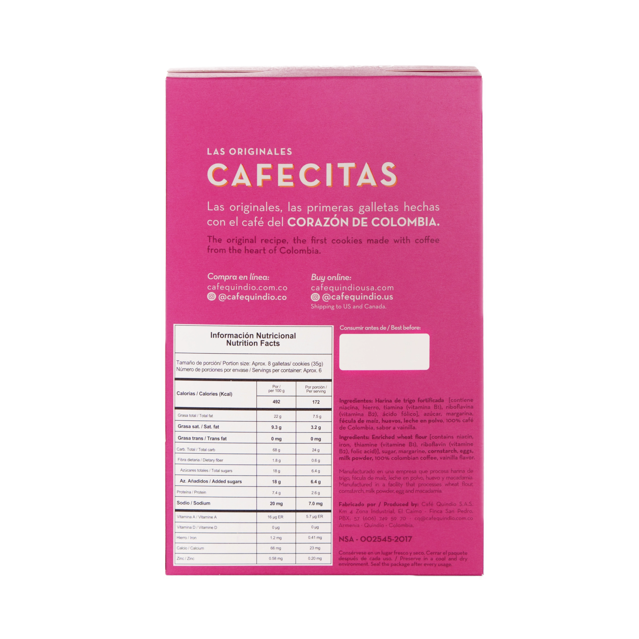 Galletas de Café Cafecitas