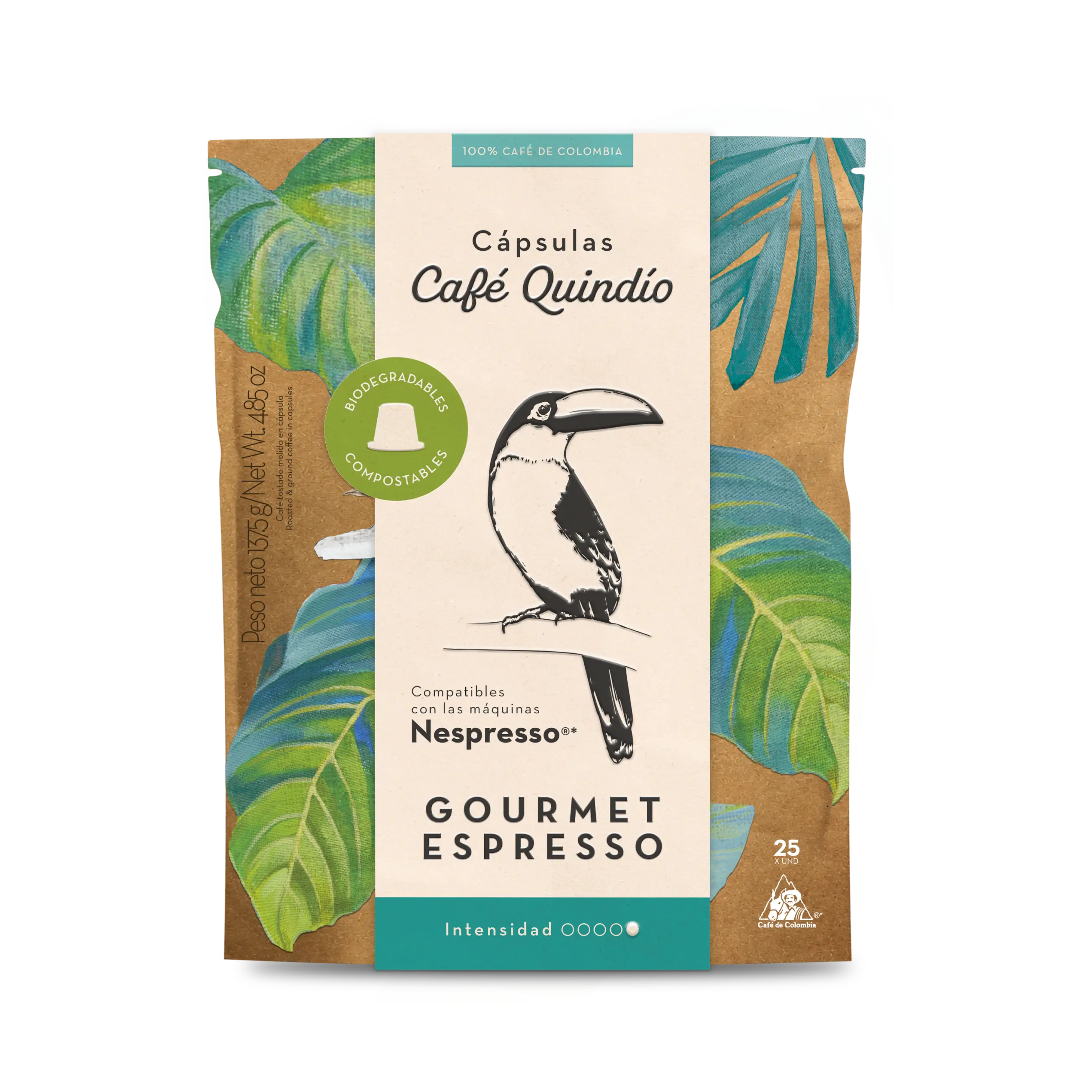 Cápsulas de Café Gourmet Espresso