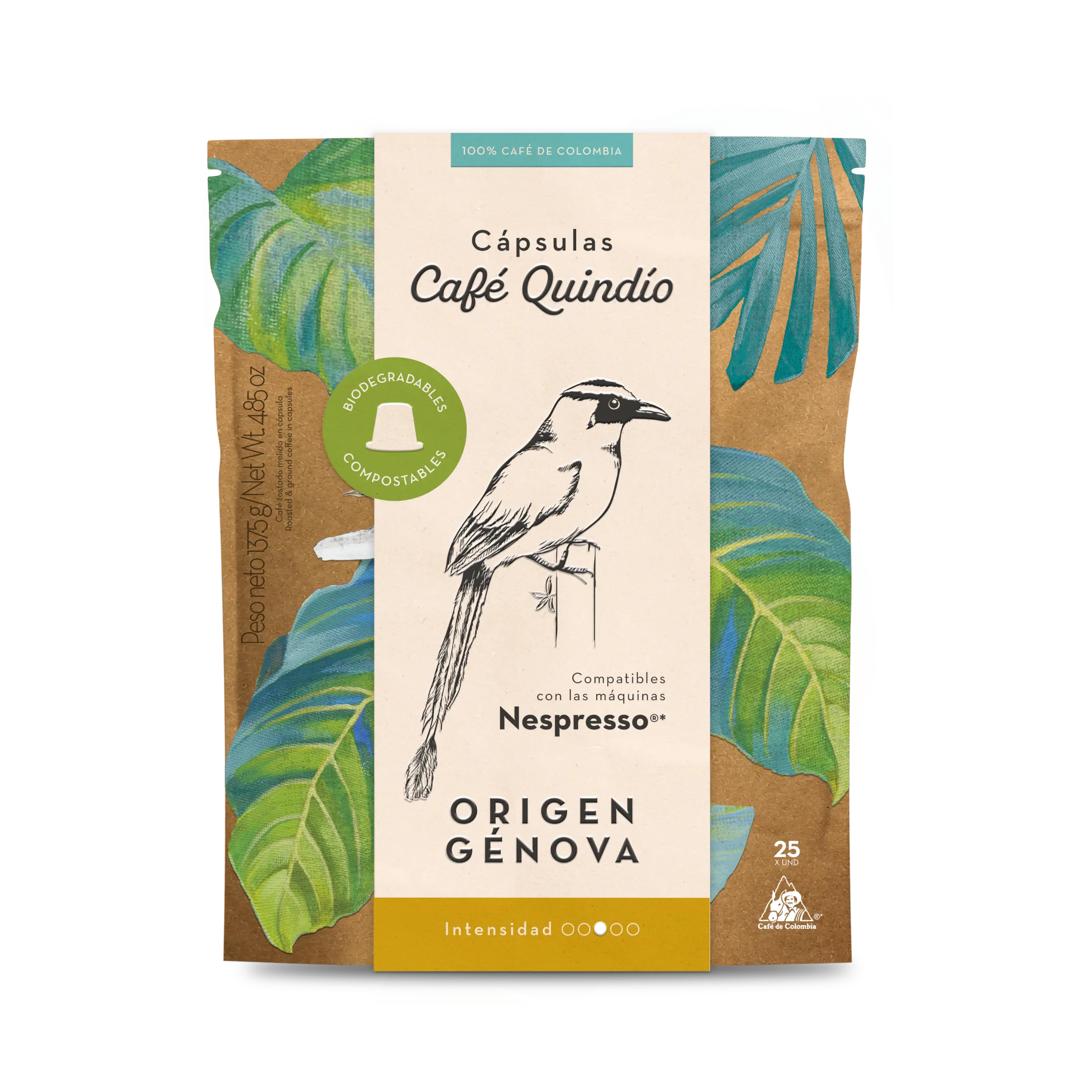 Cápsulas de Café Origen Génova