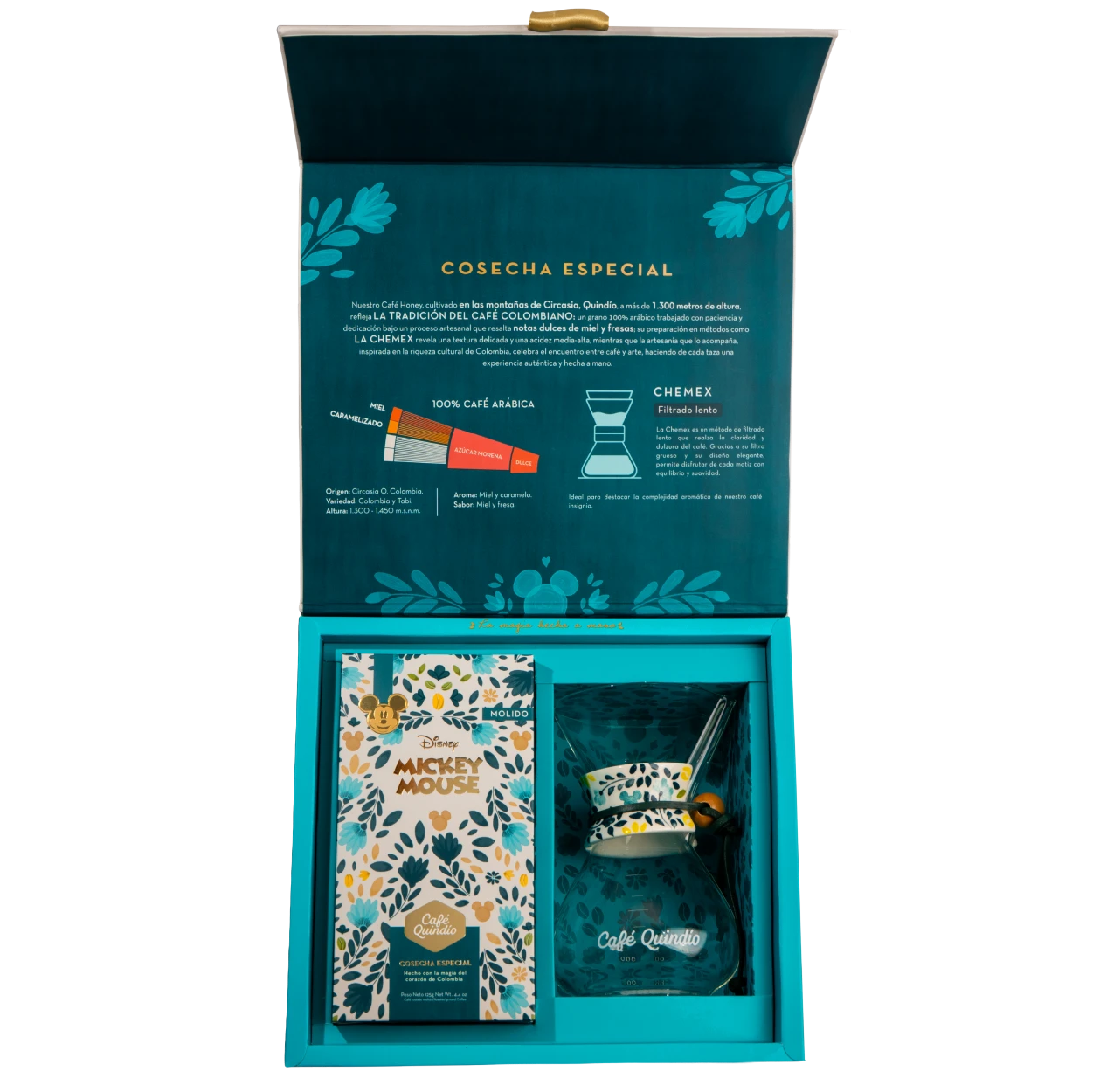 Set Chemex inspirado en Mickey